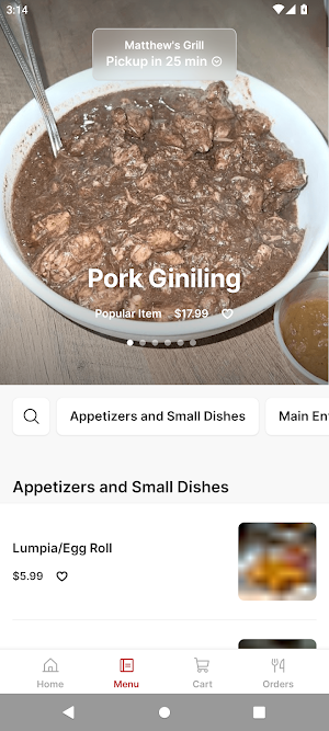 Matthew's Grill Screenshot 1