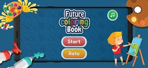 Future Fun Coloring Book Screenshot 1