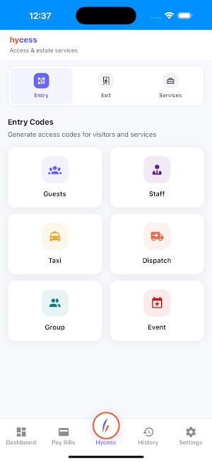 Hycess Mobile Screenshot 0