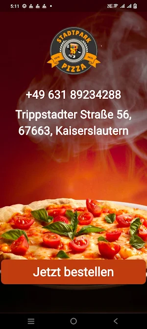 Pizza Stadtpark Screenshot 1