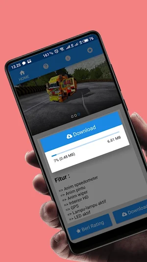 Mod Bussid Truck Canter Terpal Segitiga Screenshot 3