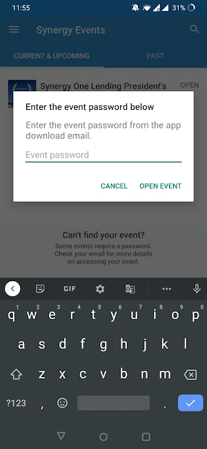 Synergy One Lending Events Screenshot 1