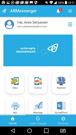 ARMessenger Screenshot 1