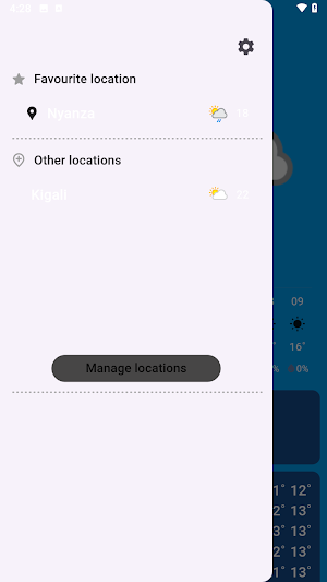 Meteo Prototype Screenshot 3