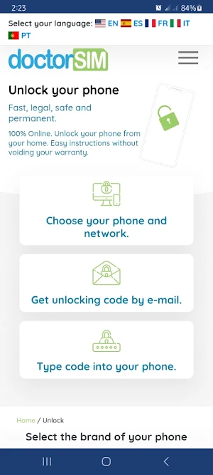 IMEI Unlock : Device Unlock Screenshot 2
