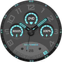 Fluorescent Blue- for wear os