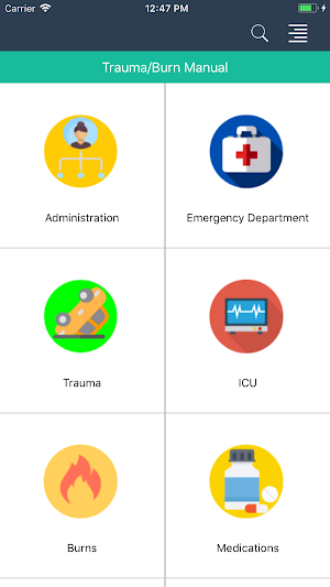 Clinical Protocols Screenshot 1