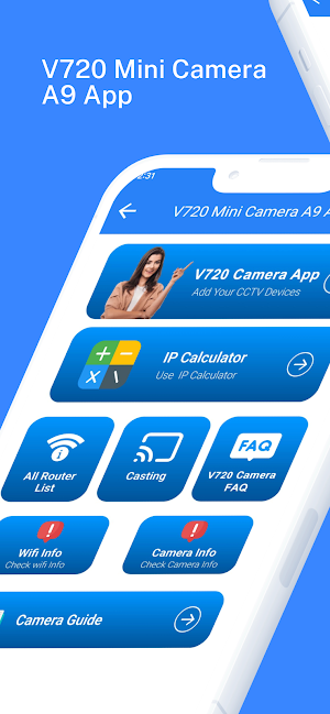 V720 Mini Camera A9 App Screenshot 0