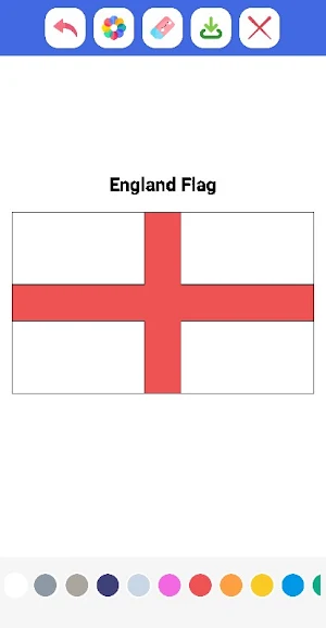 World Flags Coloring Book Screenshot 0