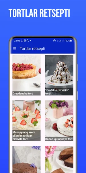 Tortlar retsepti Screenshot 2