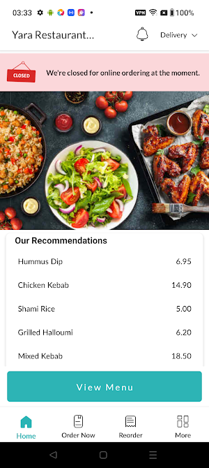 Yara Restaurant Alderley Edge Screenshot 1