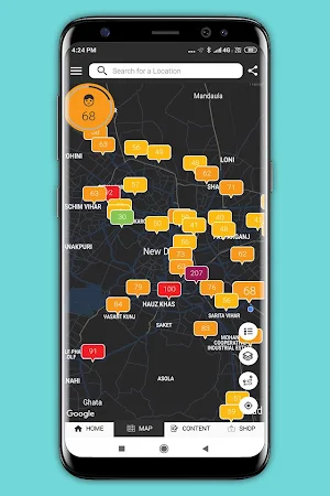 Skymet AQI: Real Time Air Quality Index App India Screenshot 3