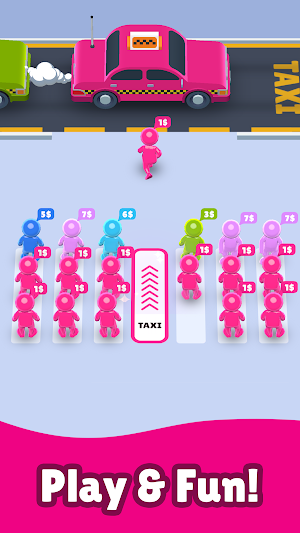 Taxi Jam - Sorting Games Screenshot 0