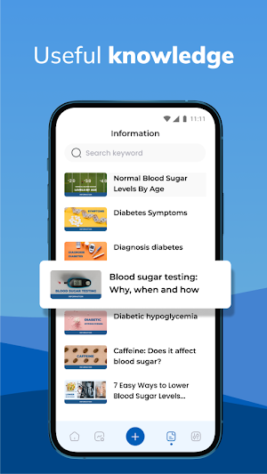 Glucose Blood Sugar Tracker Screenshot 3