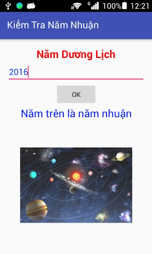 Kiểm Tra Năm Nhuận Screenshot 1