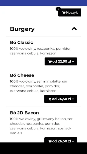Bó burger & fries Screenshot 1