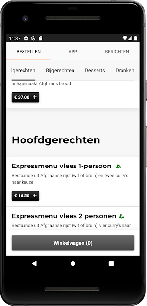 AfghanFresh Express Leeuwarden Screenshot 2