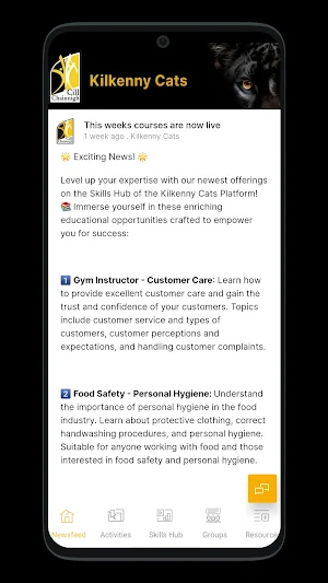 Kilkenny Cats Social Screenshot 1