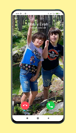 Dani y Evan Juegos Llamada Falsa Screenshot 0