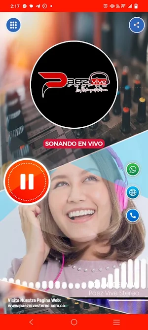 Paez Vive Stereo Screenshot 1