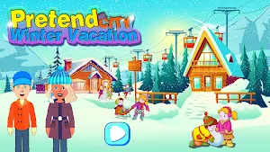 Pretend City Winter Vacation Screenshot 0