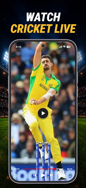 Live Cricket TV HD Streaming Screenshot 3