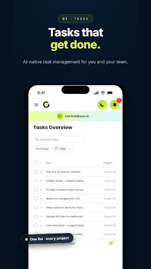GetItDone — AI Task Manager Screenshot 0
