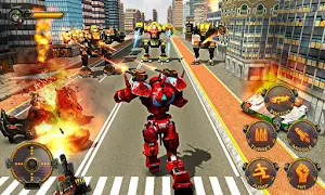 Robot Car War Transform Fight Screenshot 2