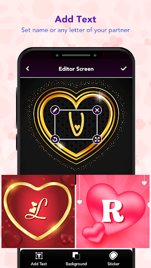 My Love Name Letter DP Maker Screenshot 2