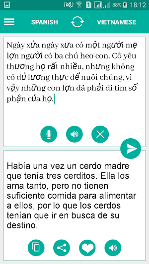 Vietnamese Spanish Translator Screenshot 2