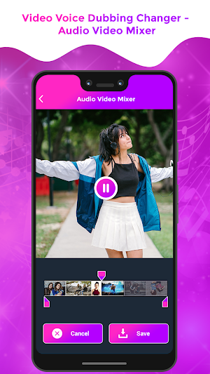 Video Voice Dubbing Changer - Audio Video Mixer Screenshot 2