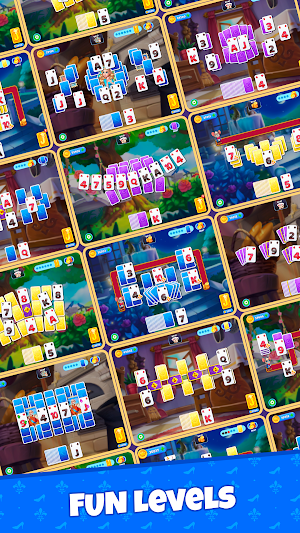 Cinderella Solitaire TriPeaks Screenshot 1
