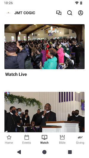 Jackson Memorial Temple COGIC Screenshot 2