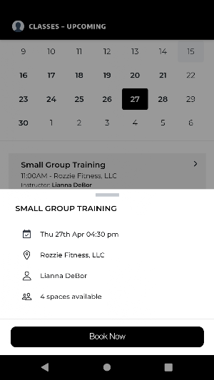 Rozzie Fitness Screenshot 2