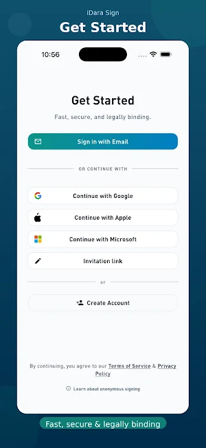 iDara Sign Screenshot 0