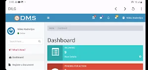 DILG Intranet Screenshot 3