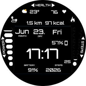 GRBL BLK Watch Face Screenshot 2