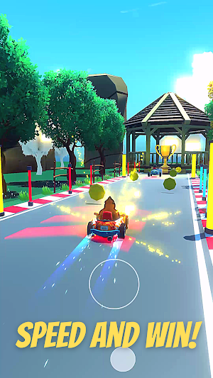 Monkey Jungle Kart Race games Screenshot 3