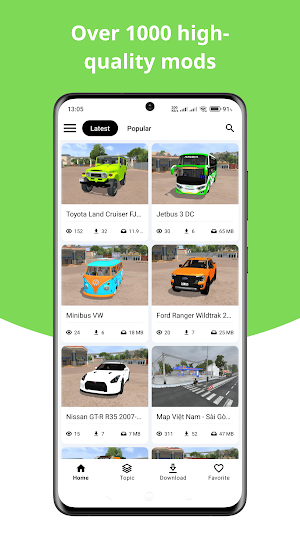 Mod Bus Simulator India Screenshot 0