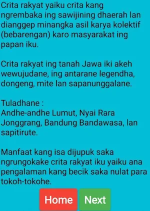Media Pembelajaran Crita Rakya Screenshot 1