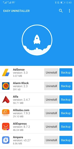 Easy Uninstaller - App Cleaner - Backup & Restore Screenshot 1