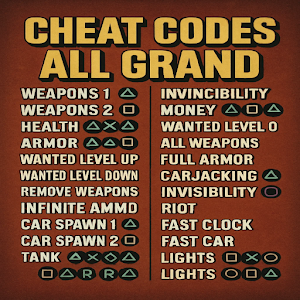 Cheat Codes All GTA Screenshot 1