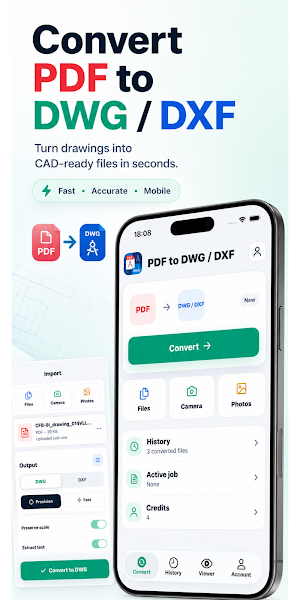 PDF to DWG CAD Converter Screenshot 0