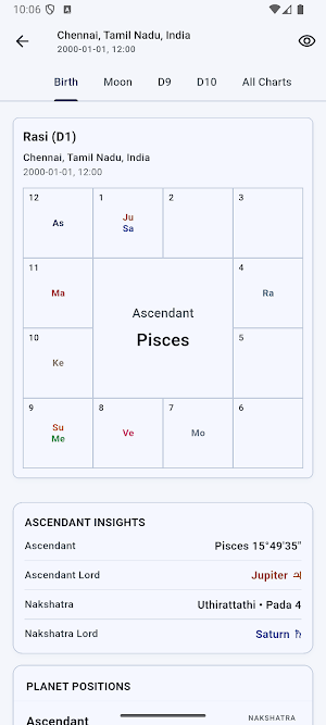 Vedic Chart: Kundli & Astro AI Screenshot 3