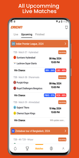 CricHit - Live Cricket Score Screenshot 2