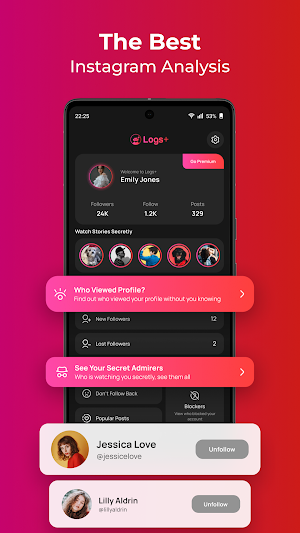 Logs+ Profile Viewers Screenshot 0