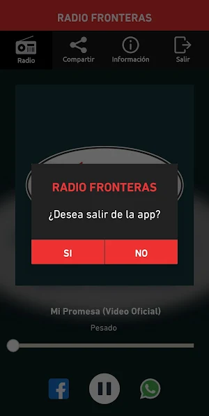 Radio Fronteras Screenshot 2