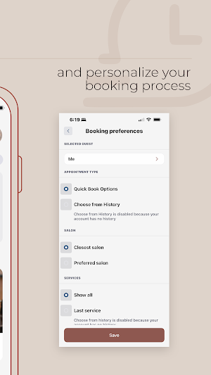 Bubbles Salons Screenshot 1