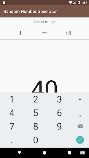 Random Number Generator Screenshot 2