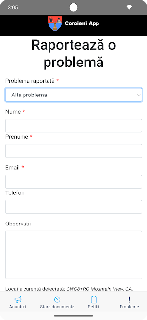 Comuna Coroieni App Screenshot 3